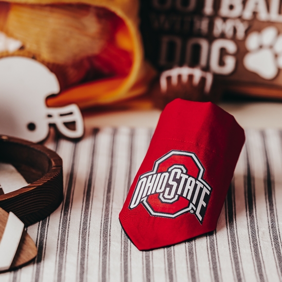 Ohio State Red Pet Bandana - Picture 2 of 4